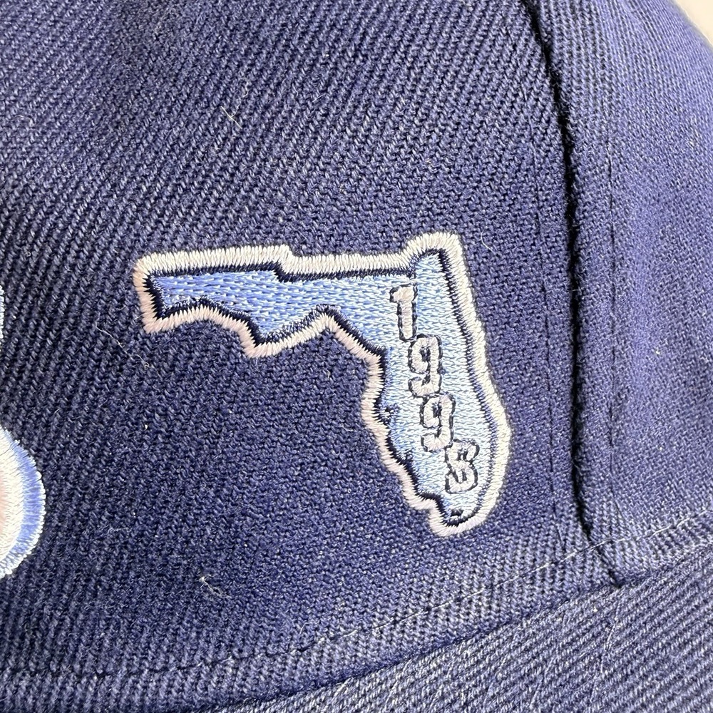 Rare Tampa Bay Rays New‎ Era Navy Identity 9Fifty SnapBack Hat - Picture 11 of 16